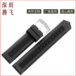 直供22mm商務(wù)款硅膠智能中高檔表帶 卡萊啦系列高清圖片與深圳市龍崗區(qū)騰飛硅橡膠制品廠